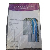 Чохол для одягу поліетиленовий на блискавці 60*137см (колір асорті)